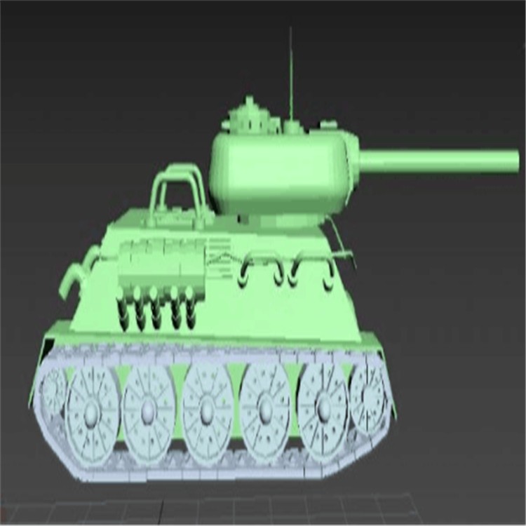雨山充气军用坦克模型
